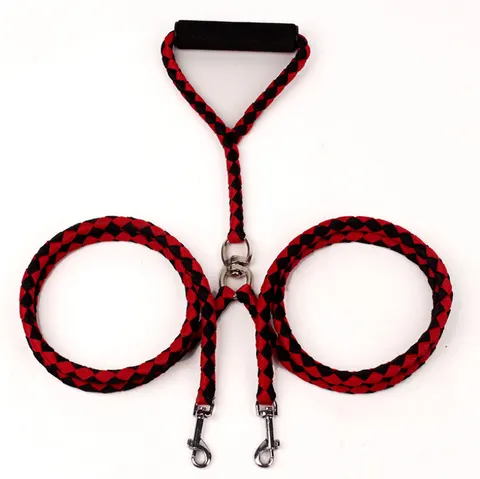Pet Hand-knitted Traction Wear-resistant Dog Leash Double-ended Braided