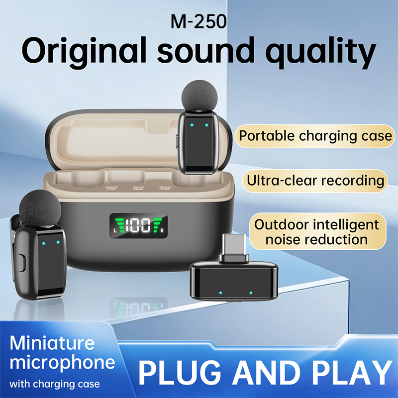 Wireless Lavalier Microphone with Dual Noise Cancelling 2