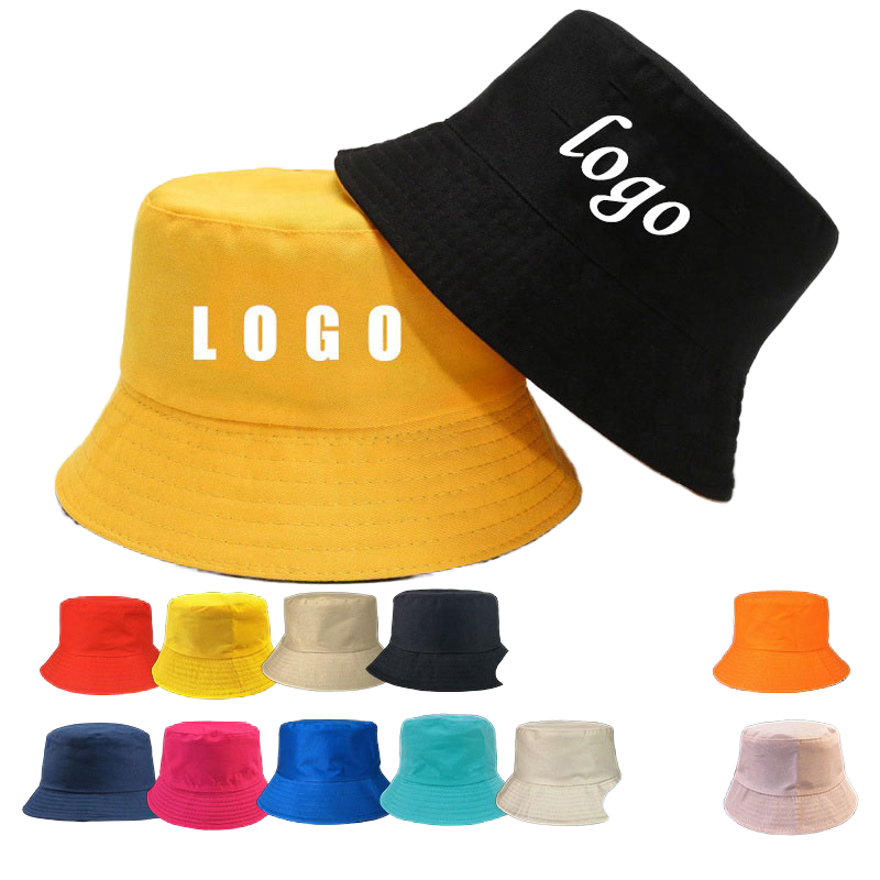 Cotton Bucket Hat with Sun Protection