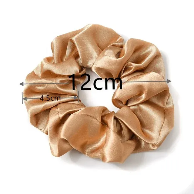 Vintage Satin Haargummis für Lockiges Haar 2