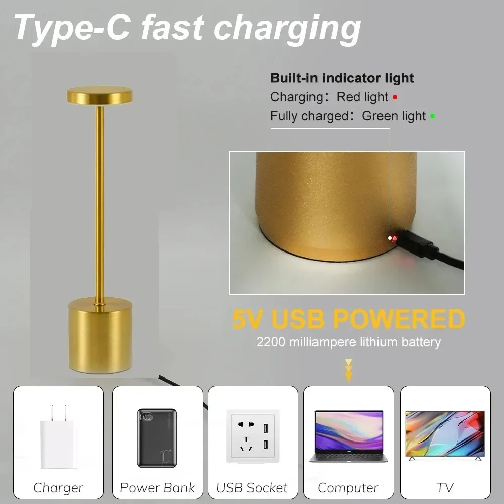 Akku-Tischlampe LED 4