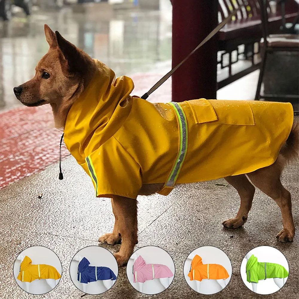 Regenmantel für Große Hunde Corgi-Umhang-Stil Wasserdichte Hundekleidung Welpen