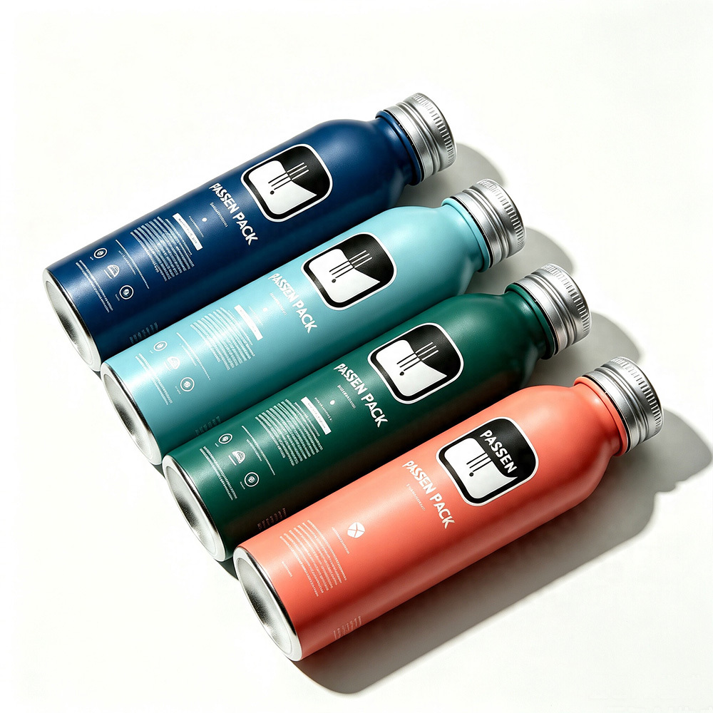 Leichte Aluminium-Trinkflasche für Fitness, 50–1000 ml