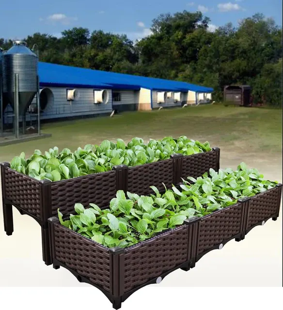 Fence-Style Balcony Rooftop Planter Box 2