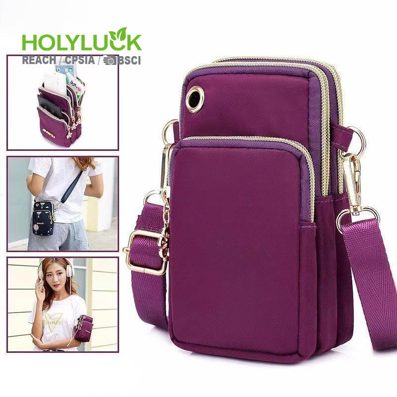Waterproof Lady Crossbody Coin Purse Mini Mobile Phone 2