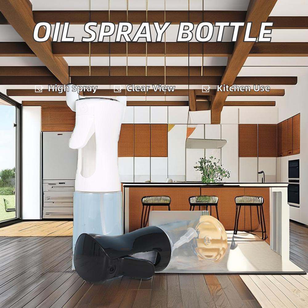 500ml PET Kitchen Oil Sprayer, High-Pressure 4