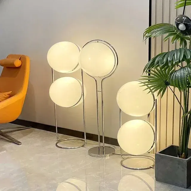Chrom-Stehlampe 3