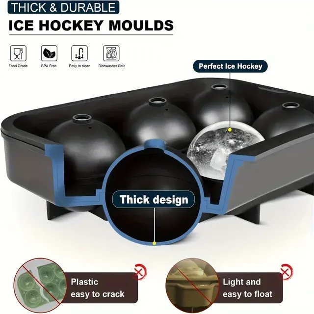 Creative 6-Cavity Cocktail Ice Cube Mold 2