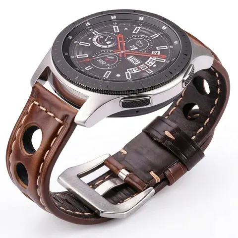 Genuine Cowhide Watch Strap with Tang Buckle