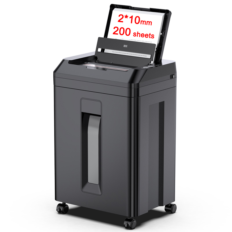 Quiet Office Shredder 200 Sheets 22L