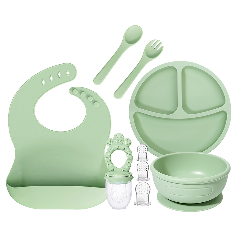 9-teiliges Silikon-Babyfütterungsset 4