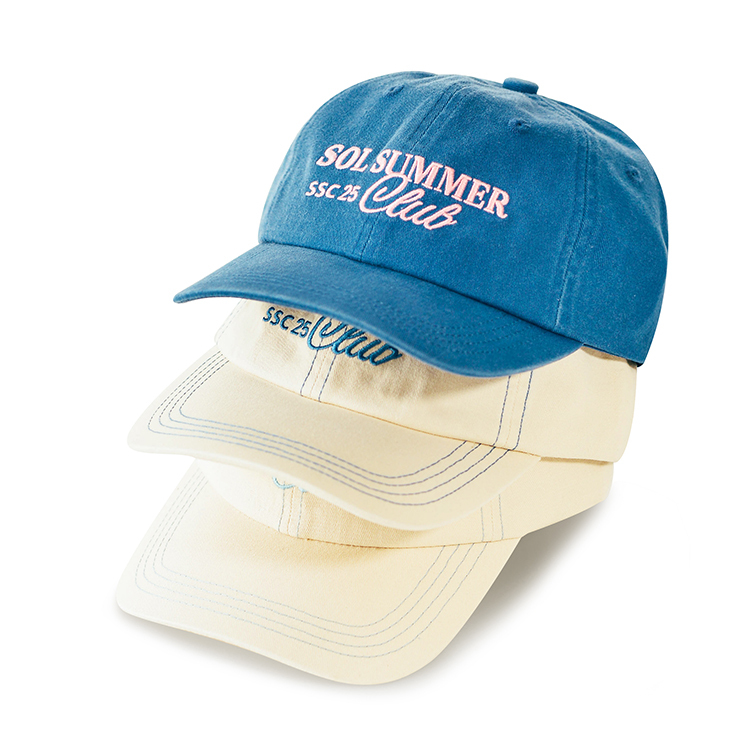 6 Panel Unisex Embroidered Dad Cap 100% Cotton