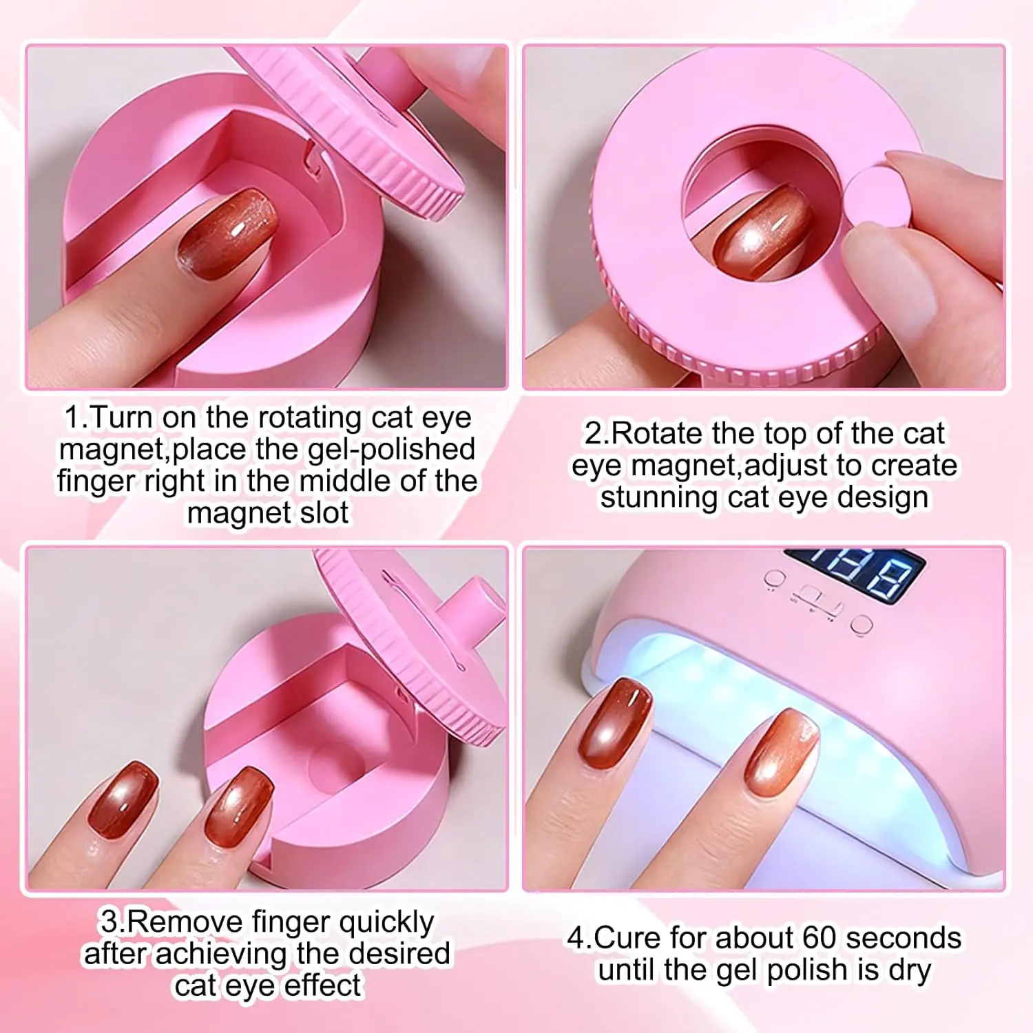 Rotating Cat Eye Nail Magnet Stick 4