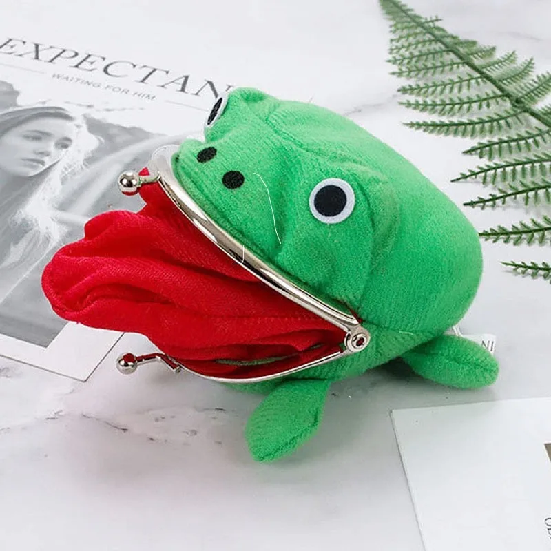 Plush Frog Ninja Coin Purse