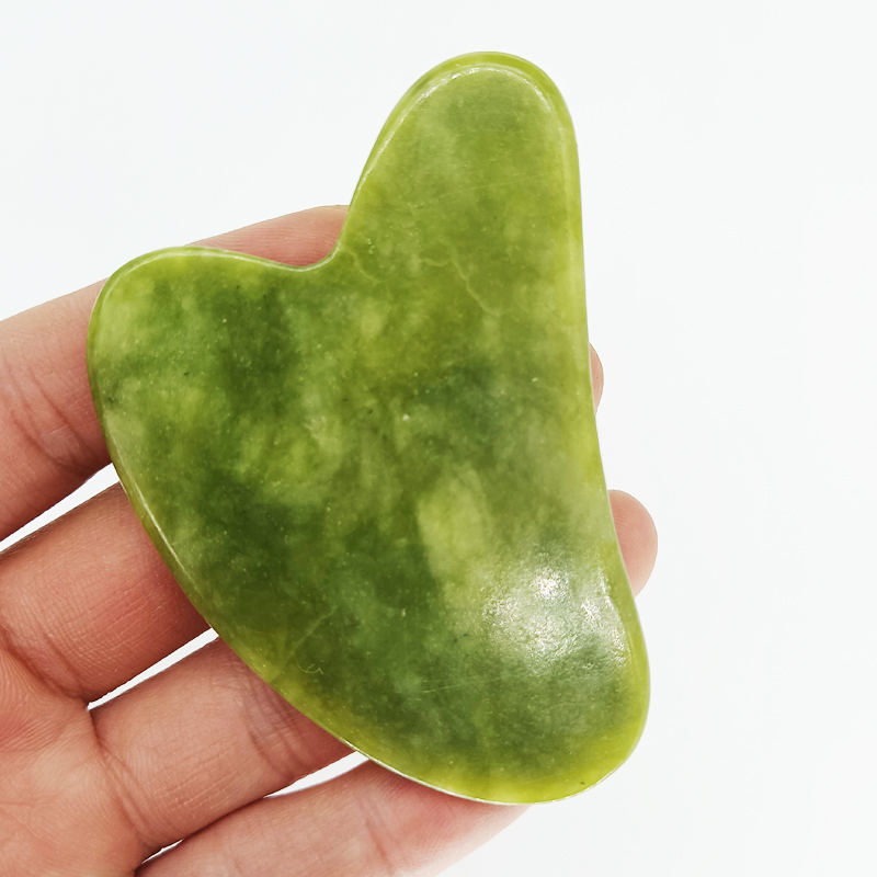 Natural White Jade Guasha Face Massage Tool 3