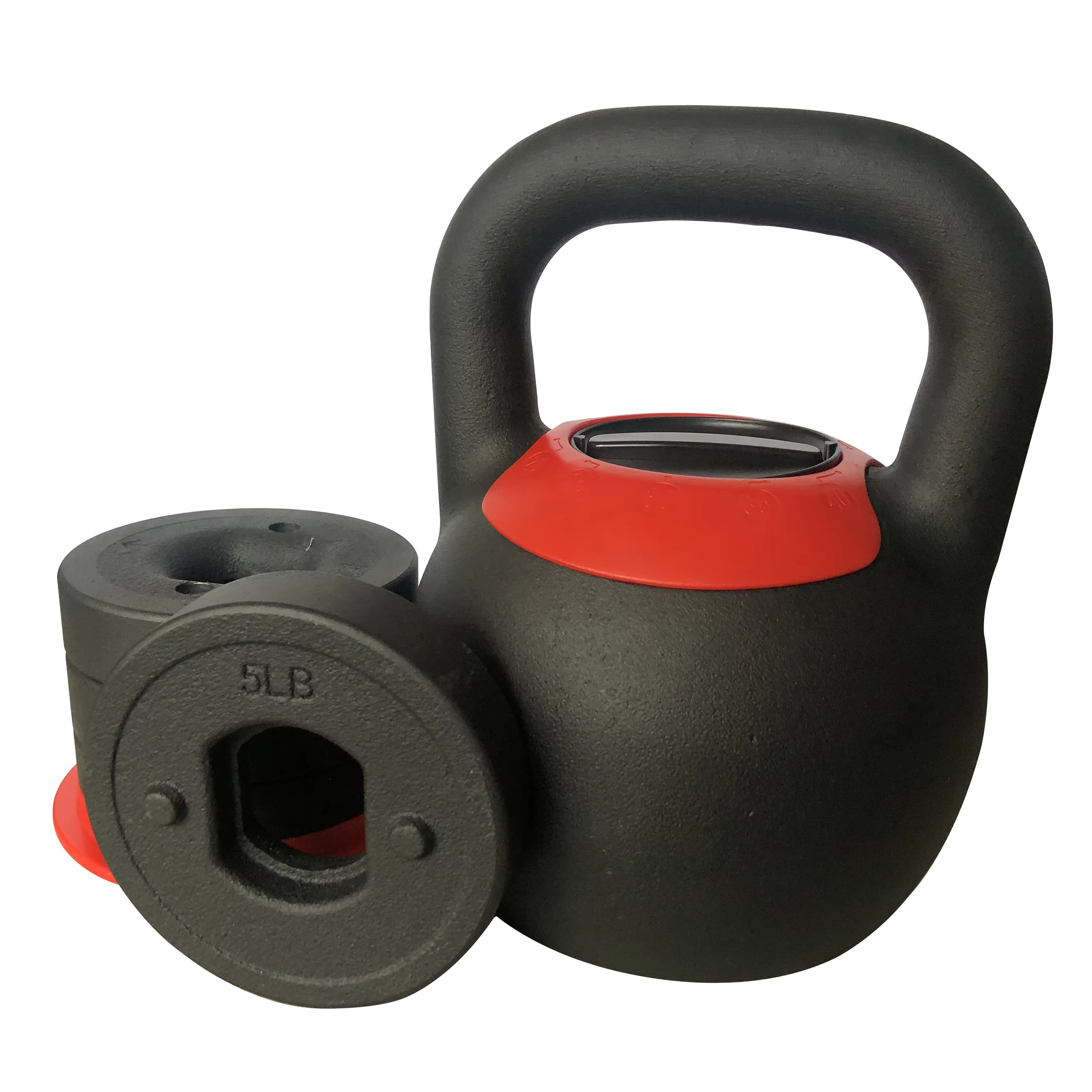 Adjustable Kettlebell Removable Weight Plates With Rubber Handle 3