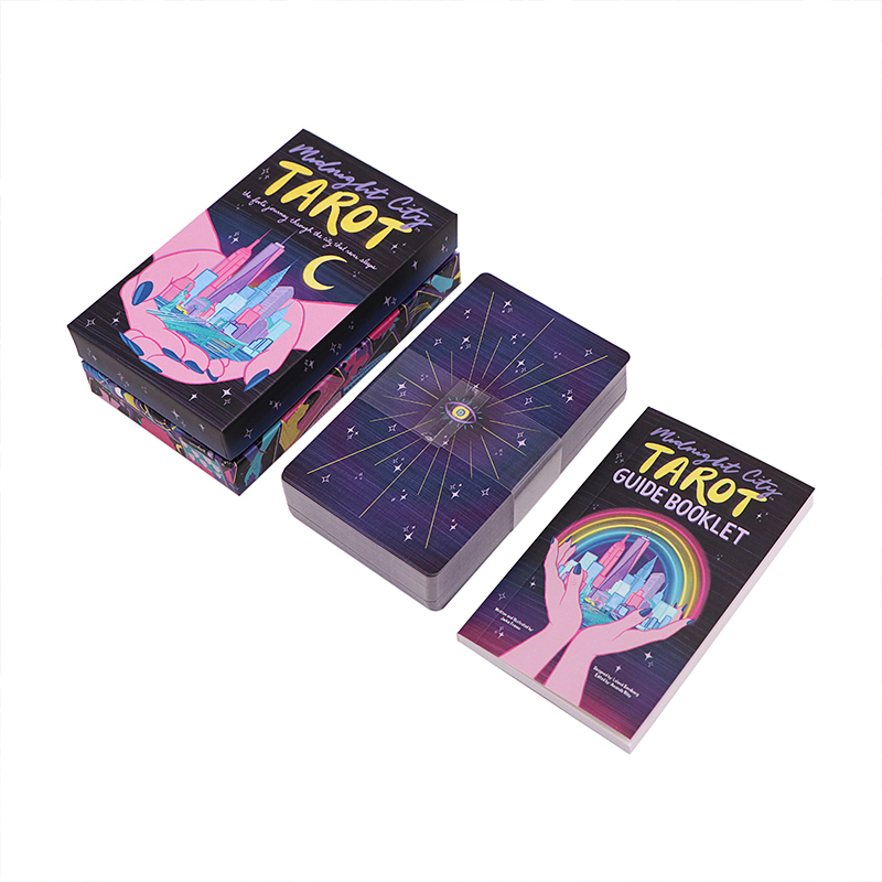 Affirmation Nightmare Before Christmas Tarot Cards Gold Gilt 3