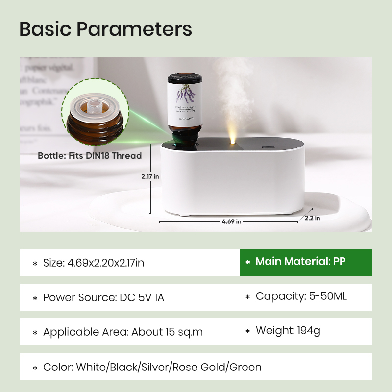 Wasserloser Duftvernebler mit 2000-mAh-Akku 4