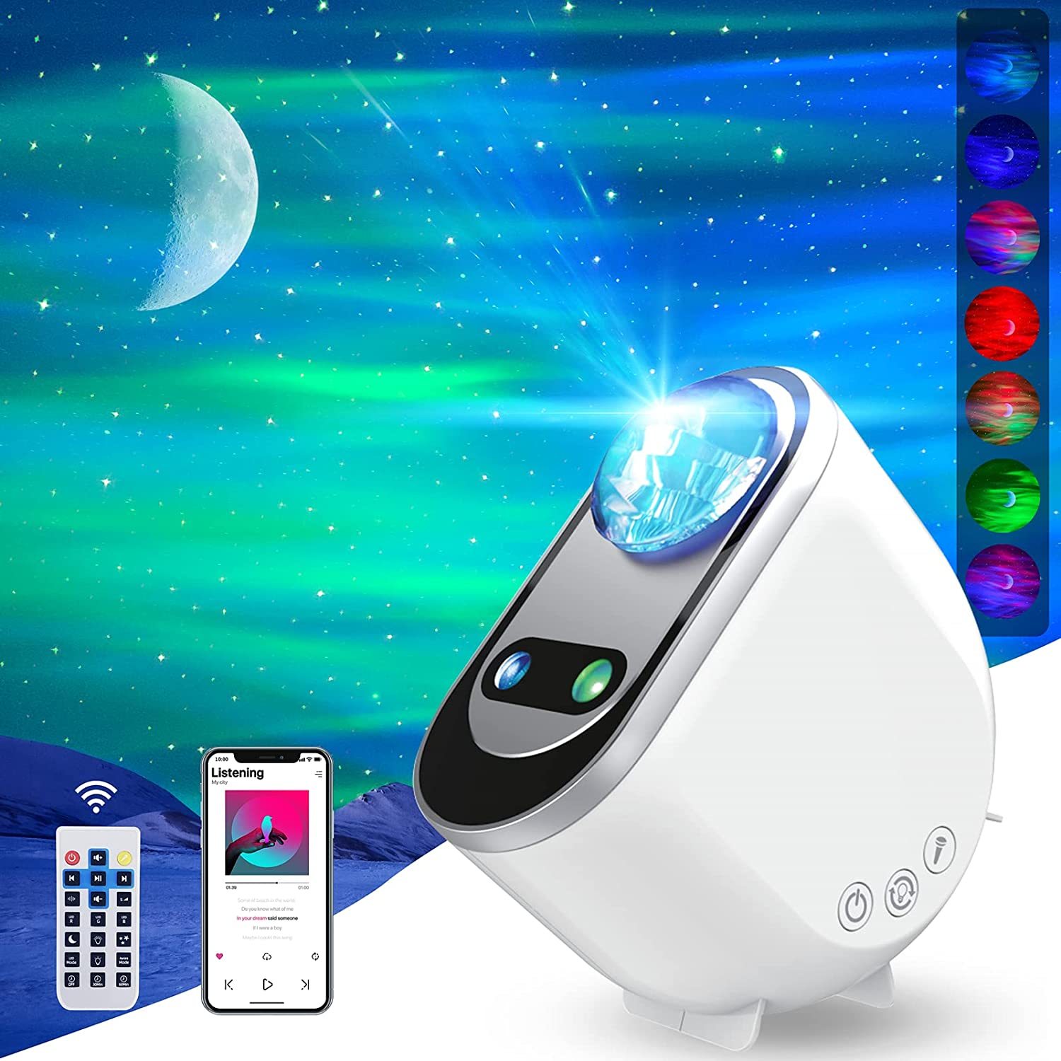 Galaxy Aurora Projector LED Northern Lights Star 6