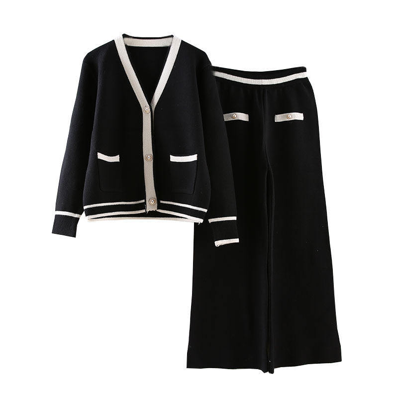 Women's Two-Piece Wide Leg Pants Set