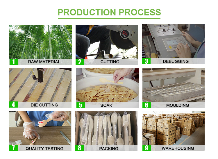 Heavy-Duty Compostable Bamboo Disposable Cutlery 4