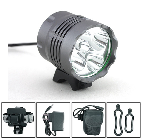 LED Mountain Bike Headlight Rechargeable