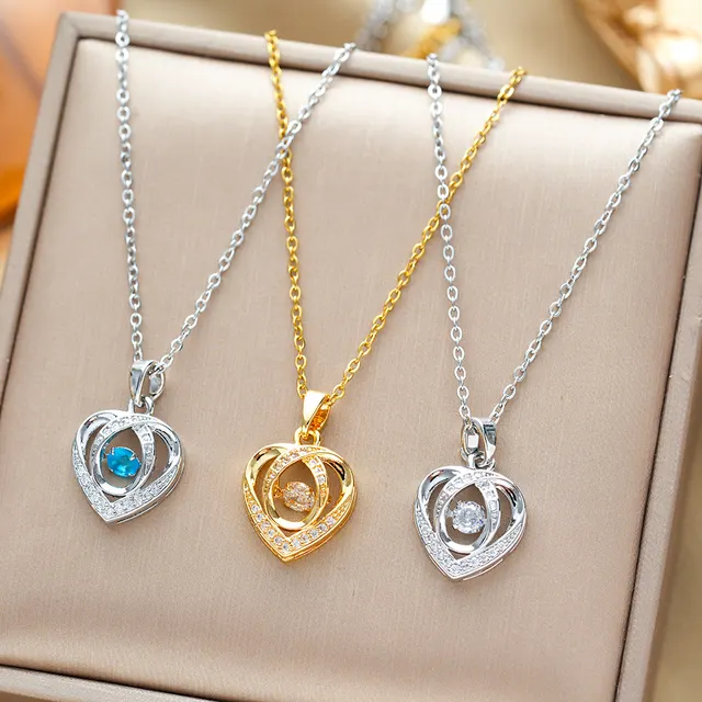 Heart Pendant Necklace 4