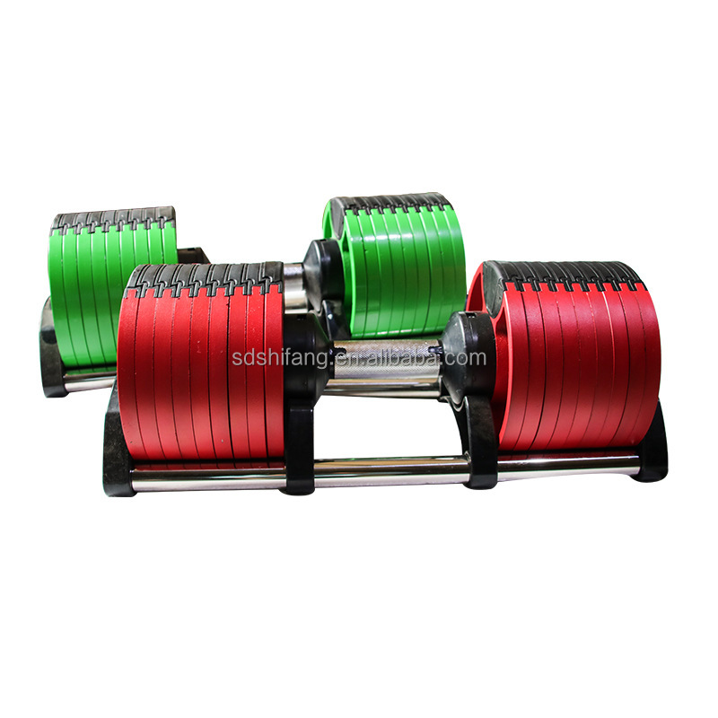 Adjustable Dumbbell Set 2-40kg with Stand 4