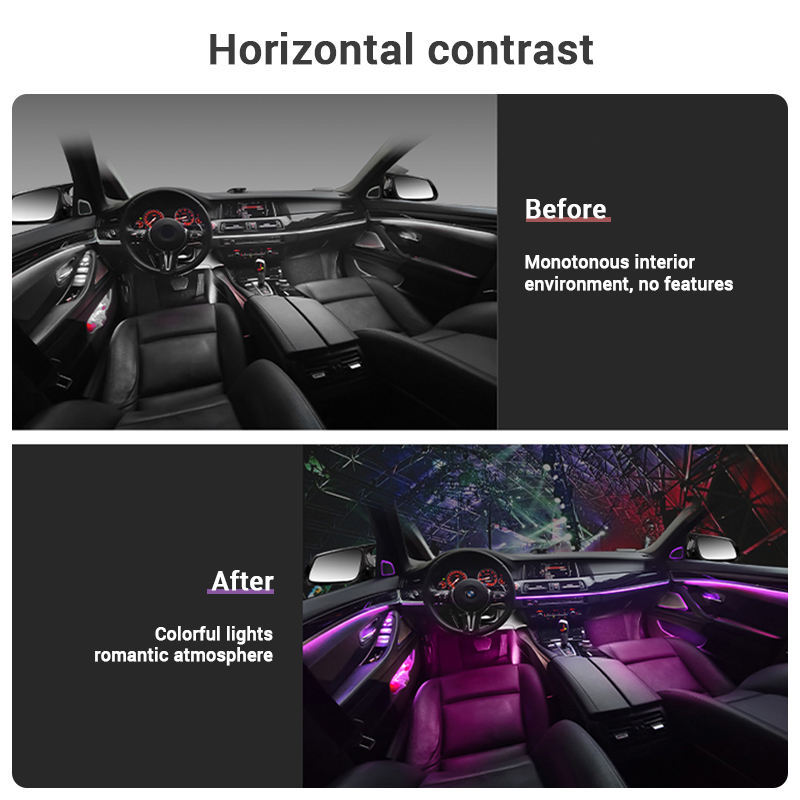 18-in-1 RGB LED Strip for Car Interior 3