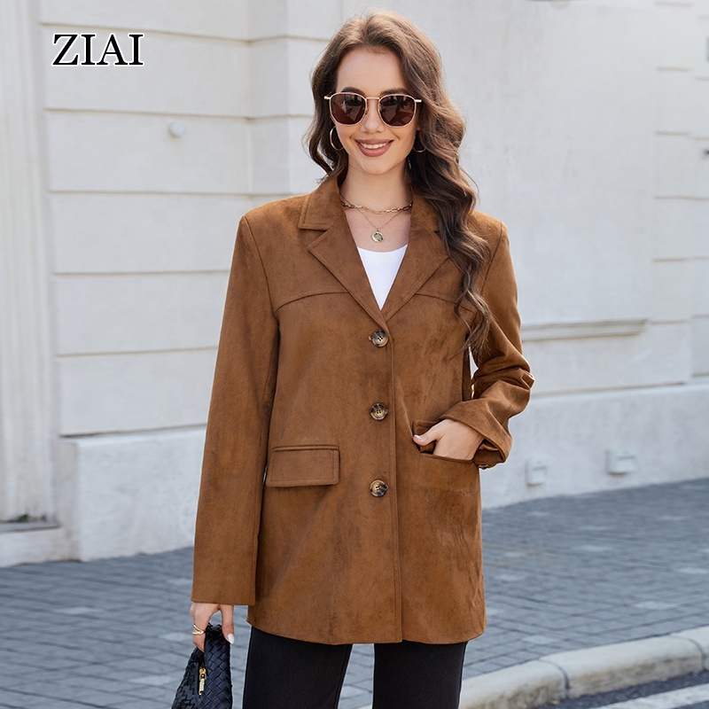 Damen-Wildlederblazer 2