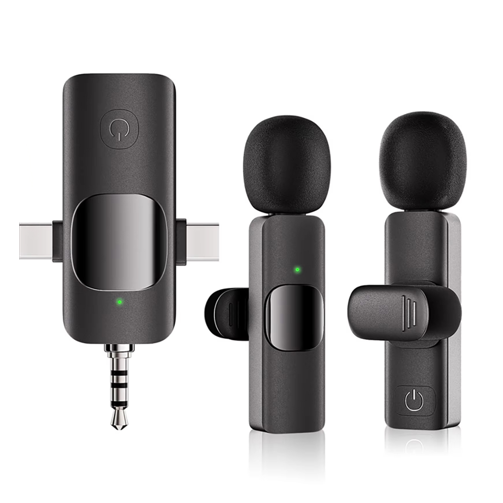K15 Cheaper 3 in 1 Lavalier Microphone for 4