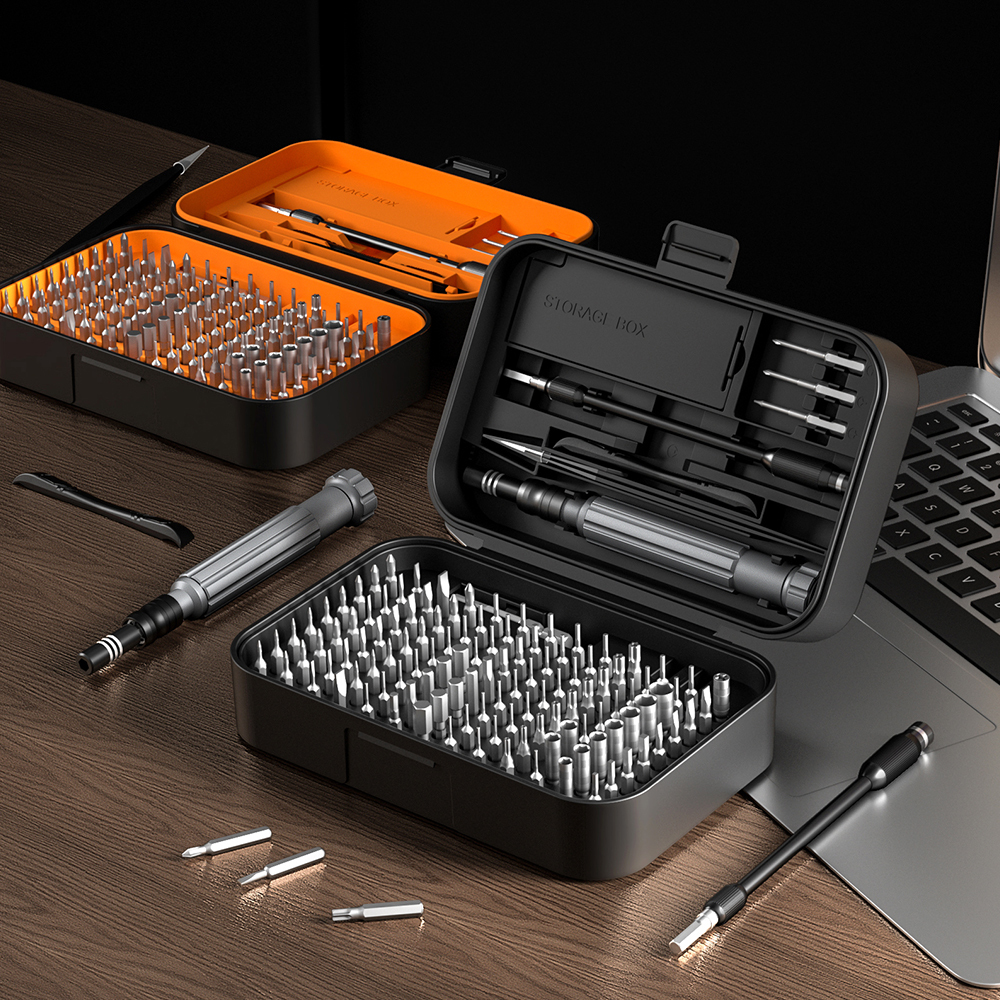 130-in-1 Magnetic Bit Set Aluminum 3