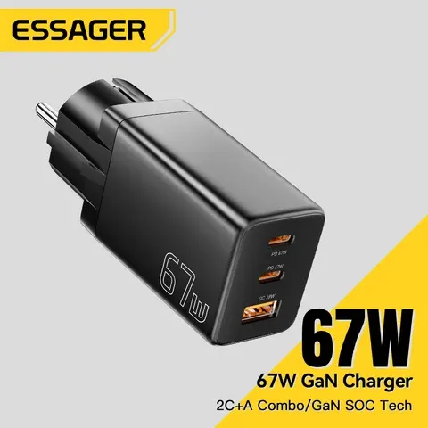 Essager GaN USB Typ C Ladegerät 67 W