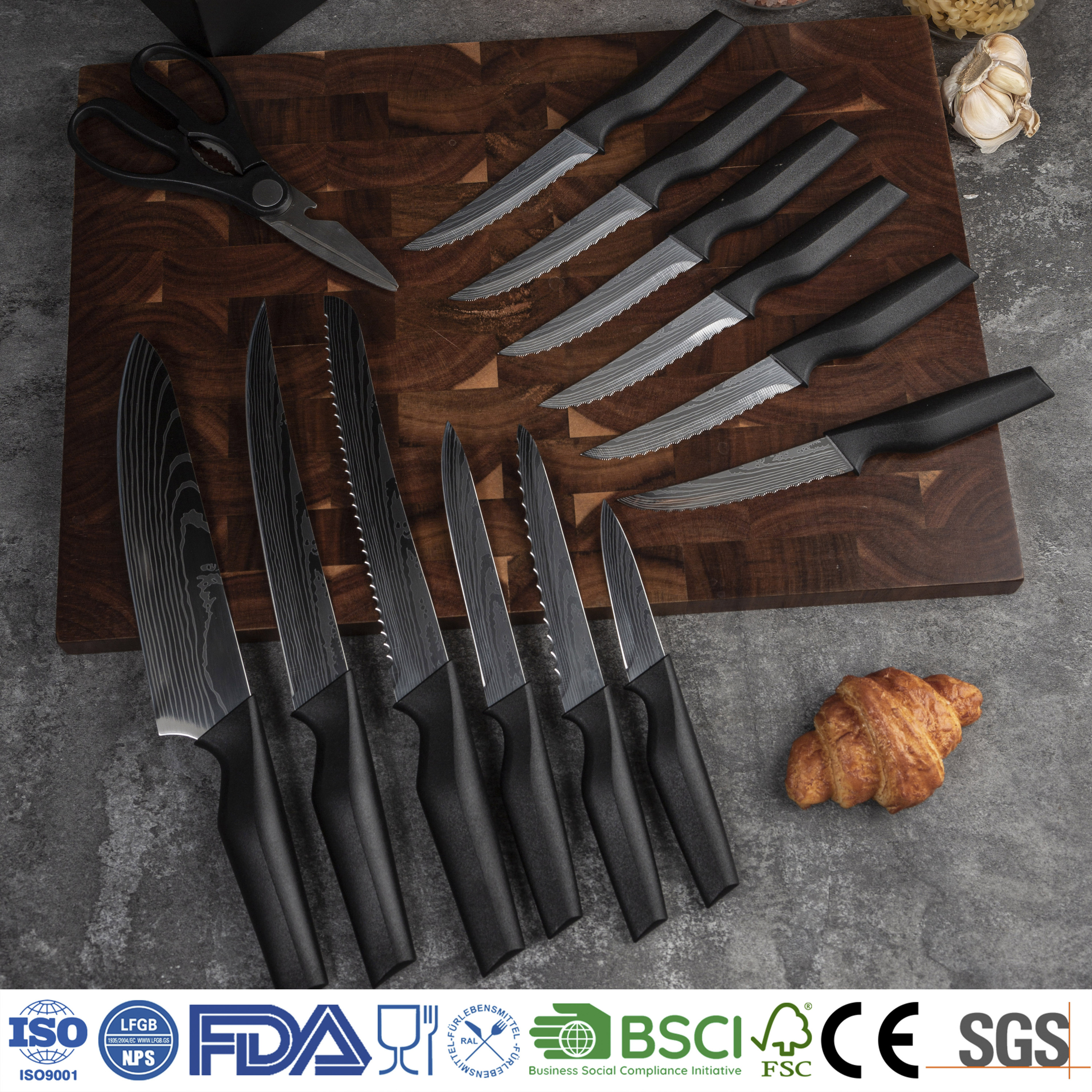 Ambidextrous Self-Sharpening 14-Piece Knife Set 4