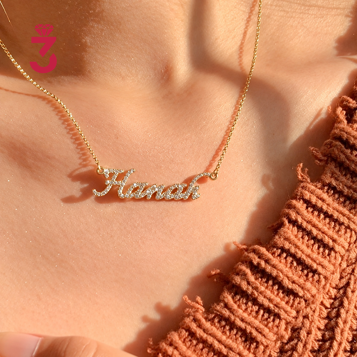 Personalized Name Necklace Valentine Gift S925 Sterling Silver