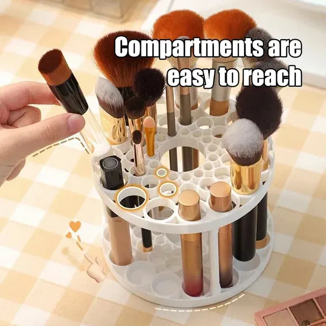 Rotating Makeup Brush Holder 4