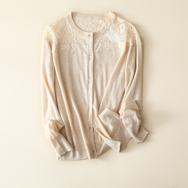 Women's V-Neck Pure Cashmere Cardigan