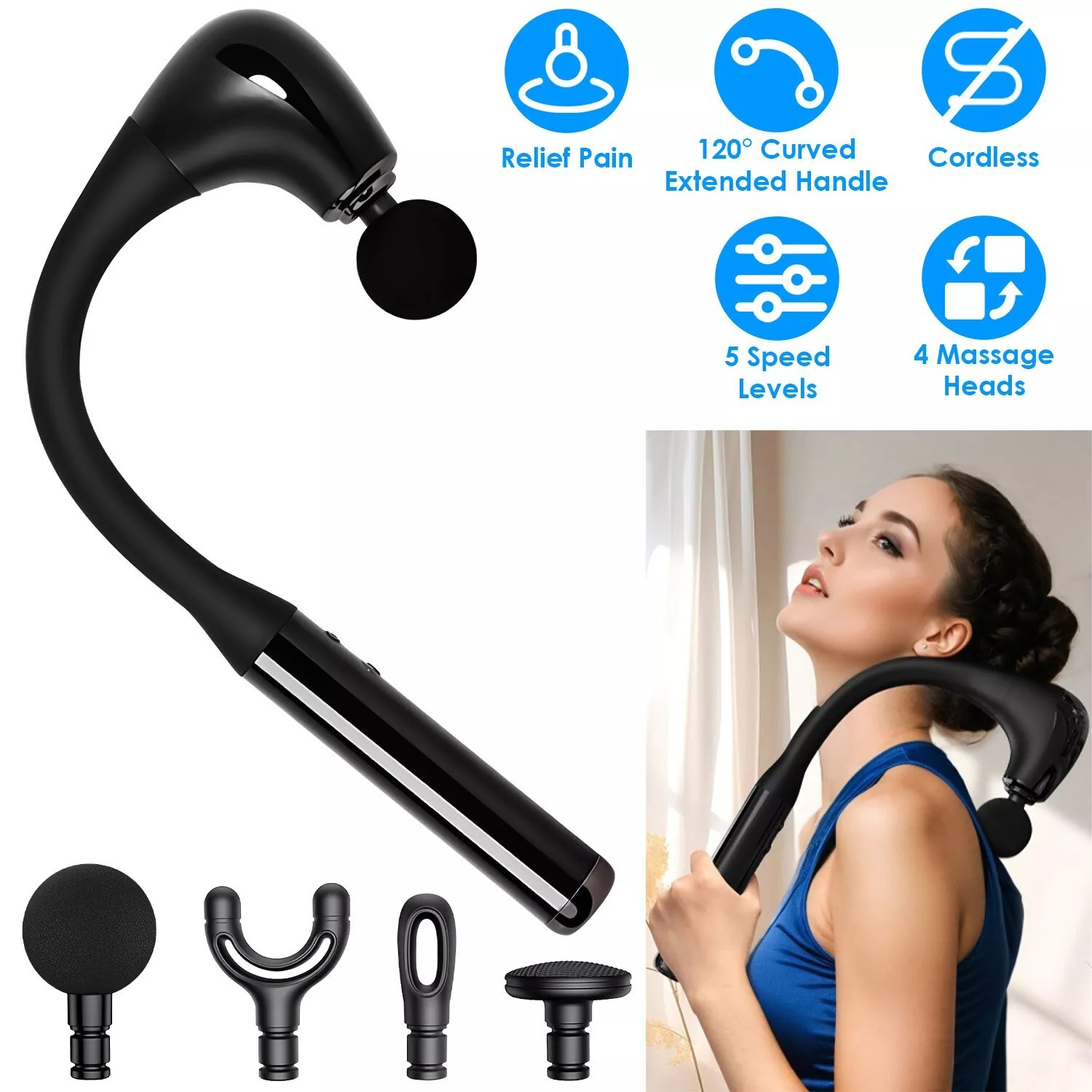 Electric Deep Tissue Muscle Massage Gun 2