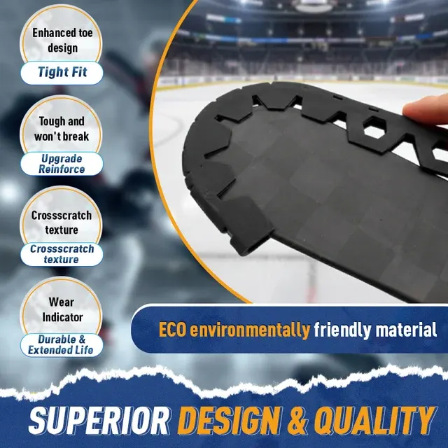 2 Stück Hockeyschläger-Klingenschutz ECO-Material Eishockey-Zubehör Hockeyschläger Trainings- und 3