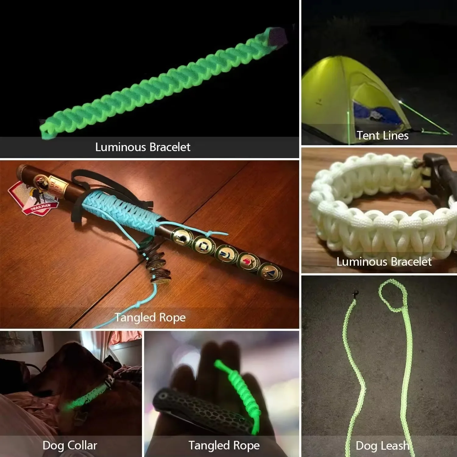 Glow 550 Paracord Rope, 4 mm 2
