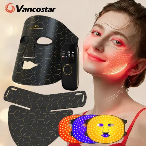 NIR LED Gesichtsmaske Halsmaske 170 Lampen 680 Lichtstrahlen