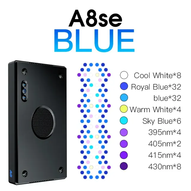 A8SE II Max Blue 240W Full Spectrum Aquarium 3