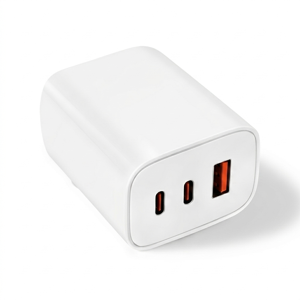 65W GaN Fast Charger With 3 Ports USB