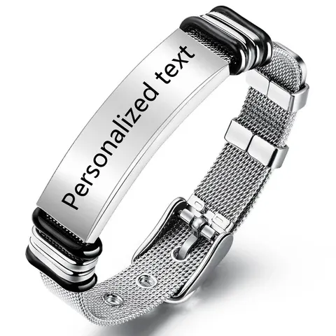 Stainless Steel Name Bracelet