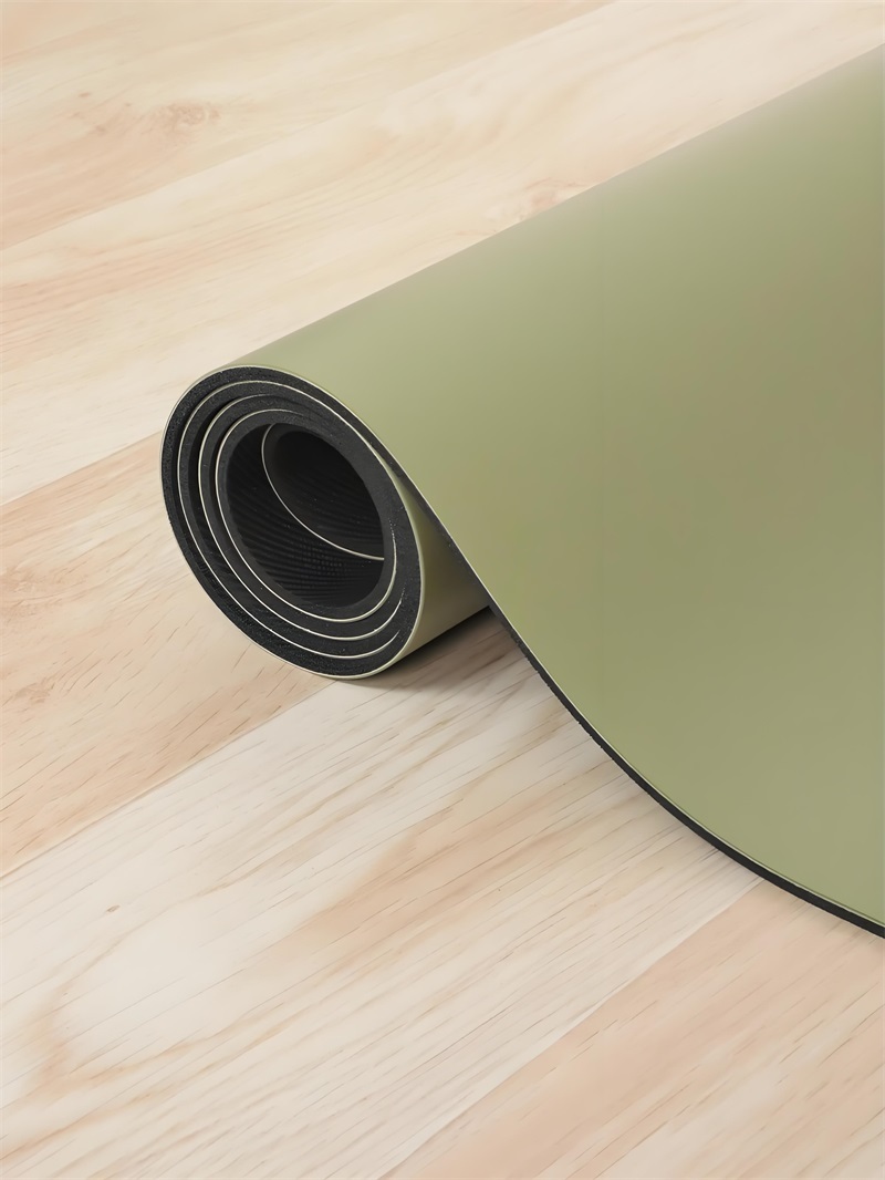 6mm PU Non-Slip Yoga Mat with Carrying Strap 3