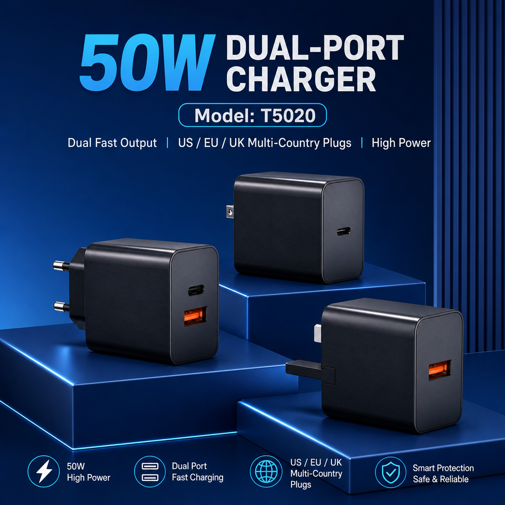 65W GaN USB-C Fast Travel Charger 4