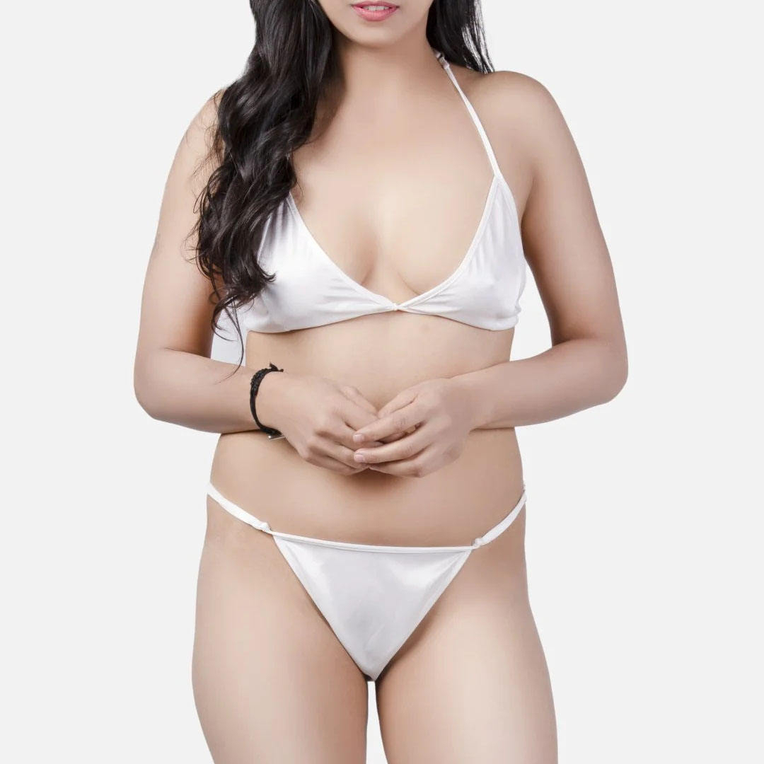 Sexy Halter Bralette Bikini Set 4