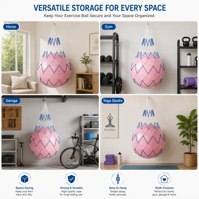 Exercise Ball Carrying Net 3