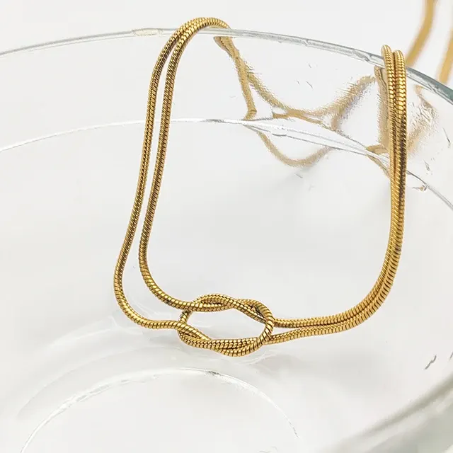 Knot Chain Necklace 4