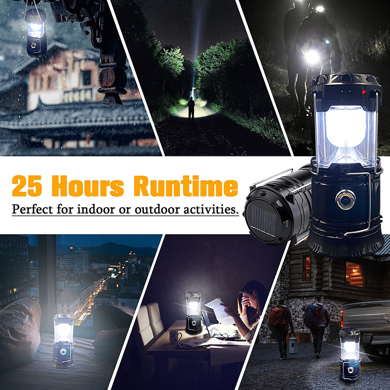 RTS Portable Multifunctional Waterproof Camping Lamp Usb Rechargeable 2